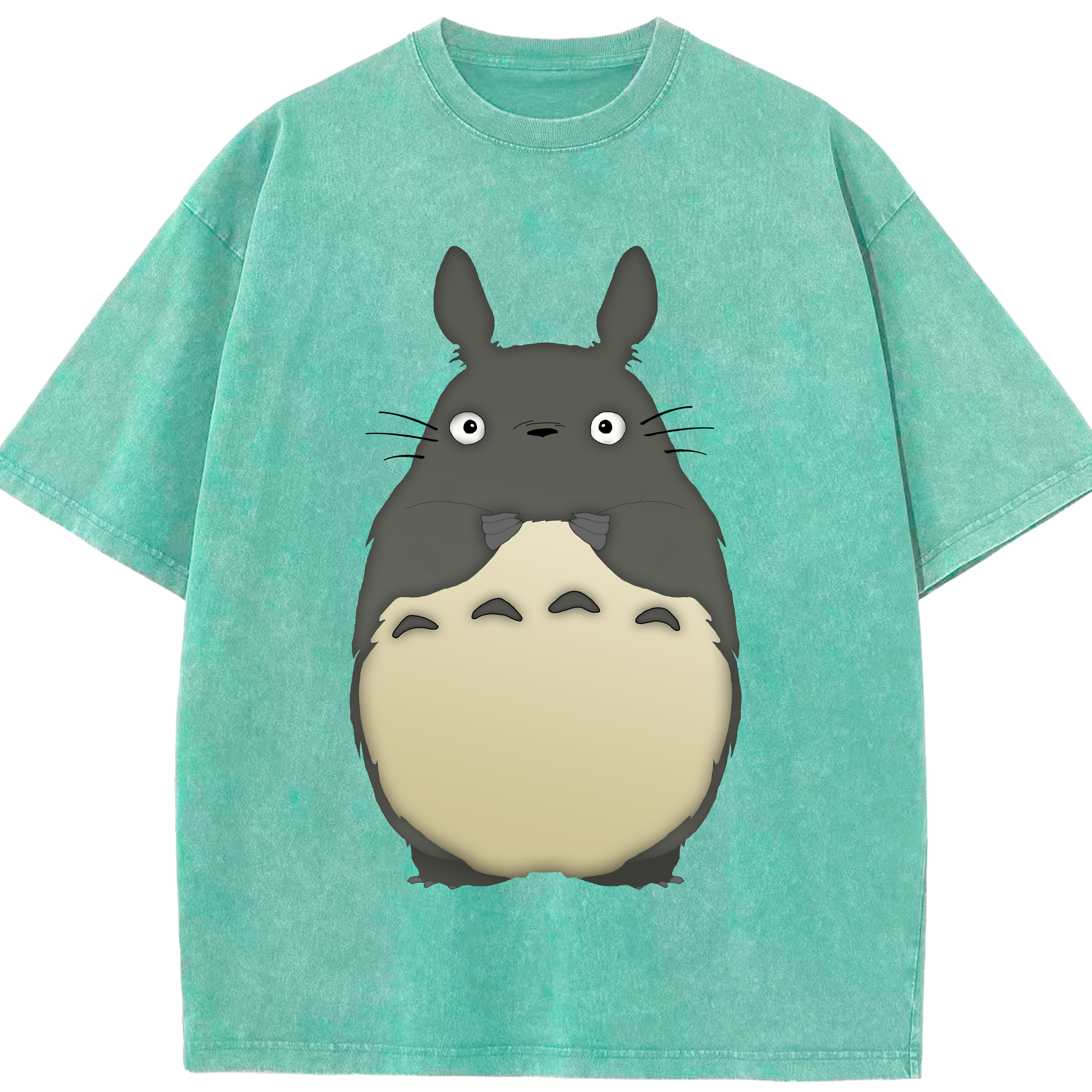 （画像用） となりのトトロ 草壁メイ 草壁サツキ My Neighbor Totoro Satsuki Kusakabe Mei Kusakabe 綿100% ヴィンテージ風 半袖Tシャツ（フロントプリント）